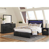 Signature Design by Ashley Faemond 6-Piece King Bedroom Set- Room View