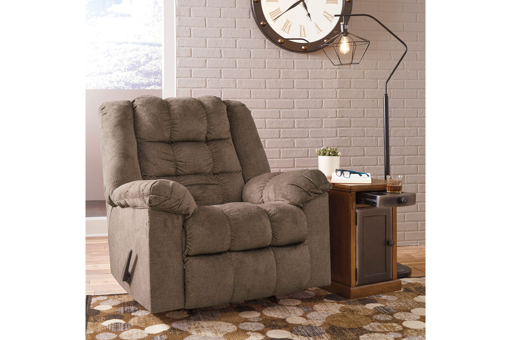 Signature Design by Ashley Drakestone-Autumn Heat and Massage Rocker Recliner- Room View