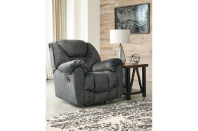 Signature Design by Ashley Capehorn-Granite Rocker Recliner - Room View