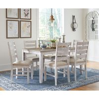 Signature Design by Ashley Skempton 7-Piece Dining Set- Sample Room View