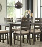 Signature Design by Ashley Rokane 7-Piece Dining Room Set- Sample Room View