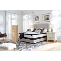 Signature Design by Ashley Chime 12 Inch Hybrid King Mattress in a Box- Sample Room View
