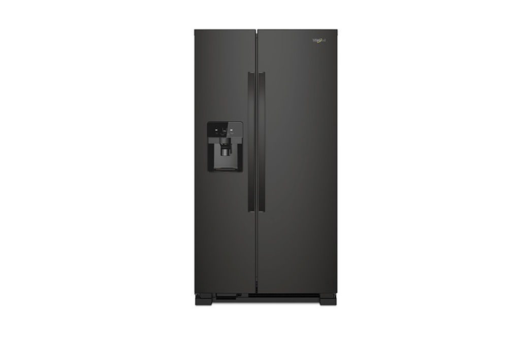 Whirlpool Black 21 Cu. Ft. French Door Refrigerator 