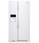 Whirlpool White 21 Cu. Ft. French Door Refrigerator 