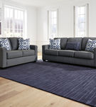 Benchcraft Kiessel Nuvella®-Steel Sofa and Loveseat