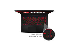 MSI 15.6 Inch i7-9750H Gaming Laptop- Keyboard View