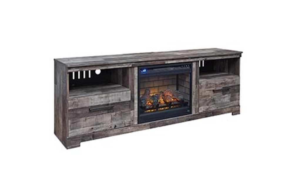 Signature Design by Ashley Derekson 71 Inch Electric Fireplace TV Stand