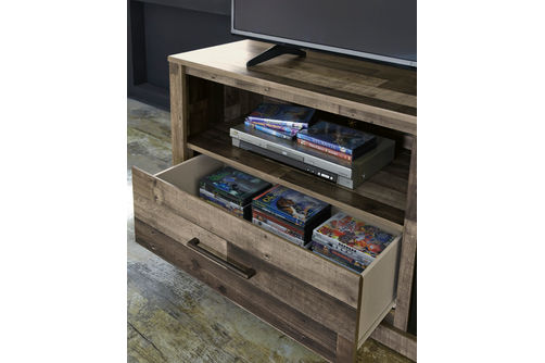 Signature Design by Ashley Derekson 70 Inch TV Stand - Storage View