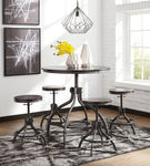Signature Design by Ashley Odium 5-Piece Counter Height Dining Set- Room View