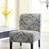 Signature Design by Ashley Honnally - Sapphire  Accent Chair - Sample Room View
