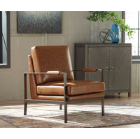 Signature Design by Ashley Peacemaker - Brown Accent Chair - Sample Room View