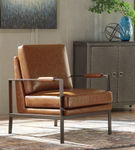 Signature Design by Ashley Peacemaker - Brown Accent Chair - Sample Room View