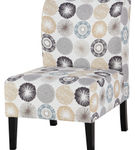 Signature Design by Ashley Triptis Gray and Tan Design Accent Chair