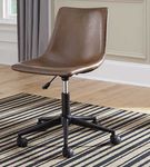 Signature Design by Ashley Brown Swivel Home Office Desk Chair- Room View