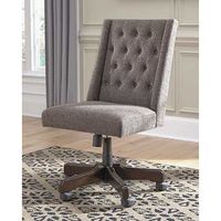 Signature Design by Ashley Graphite Swivel Home Office Desk Chair- Room View