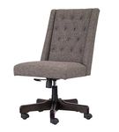 Signature Design by Ashley Graphite Swivel Home Office Desk Chair 