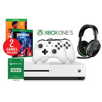 Microsoft Xbox One S 1TB Video Game Console - Madden 20 & Wolfenstein Youngblood Mega Bundle