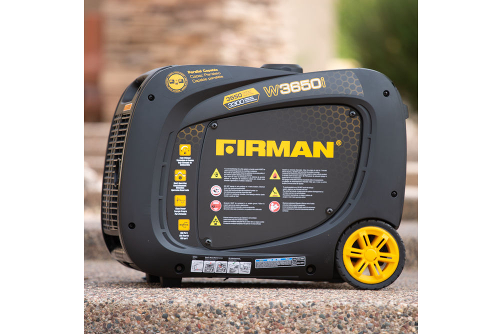 Firman 3650 Watt Whisper Series Inverter Generator- Alternate Image