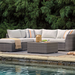 Signature Design by Ashley Cherry Point 4-Piece Outdoor Sectional Set 