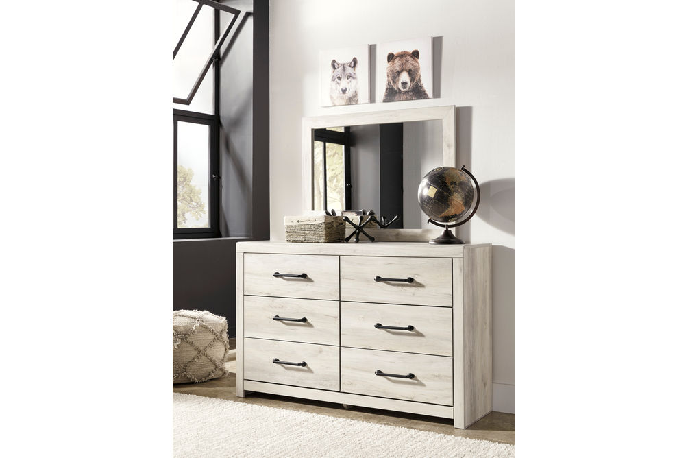 Signature Design by Ashley Cambeck 6-Piece Twin Bedroom Set - Dresser and Mirror