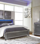 Signature Design by Ashley Lodanna 6-Piece King Bedroom Set - Sample Room View