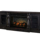 Signature Design by Ashley Mallacar 74 Inch Electric Fireplace TV Stand