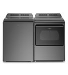 Whirlpool Chrome Shadow 4.8 Cu. Ft. Top Load Washer and 7.4 Cu. Ft. Electric Dryer