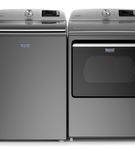 Maytag Metallic Slate 4.7 Cu. Ft. Top-Load Washer and 7.4 Cu. Ft. Electric Dryer