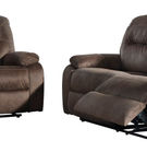 Signature Design by Ashley Bolzano-Coffee Reclining Sofa and Loveseat