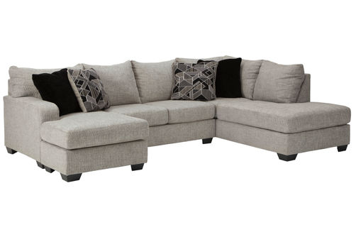 Benchcraft Megginson-Storm 2-Piece Sectional- Room View