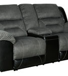 Signature Design by Ashley Earhart-Slate Reclining Loveseat with Cupholders