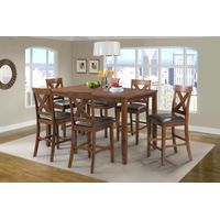 Elements Alex 7-Piece Counter Height Dining Set- Sample Room View