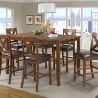 Elements Alex 7-Piece Counter Height Dining Set- Sample Room View