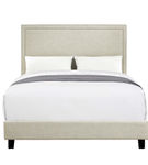 Elements Furniture Erica Upholstered Queen Bed - Heirloom Natural