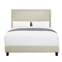 Elements Furniture Erica Upholstered Queen Bed - Heirloom Natural