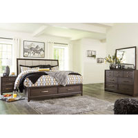 Signature Design by Ashley Brueban 6-Piece King Bedroom Set- Room View