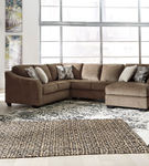 Benchcraft Graftin-Teak 3-Piece Sectional- Room View