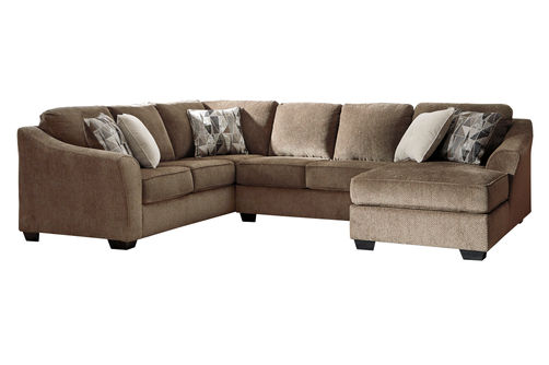 Benchcraft Graftin-Teak 3-Piece Sectional