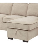 Signature Design by Ashley Darton-Cream Sofa Chaise with Storage