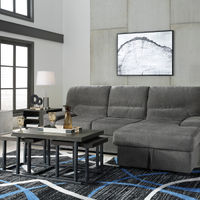 Signature Design by Ashley Yantis-Gray 2-Piece Mini Sectional Sleeper with Storage