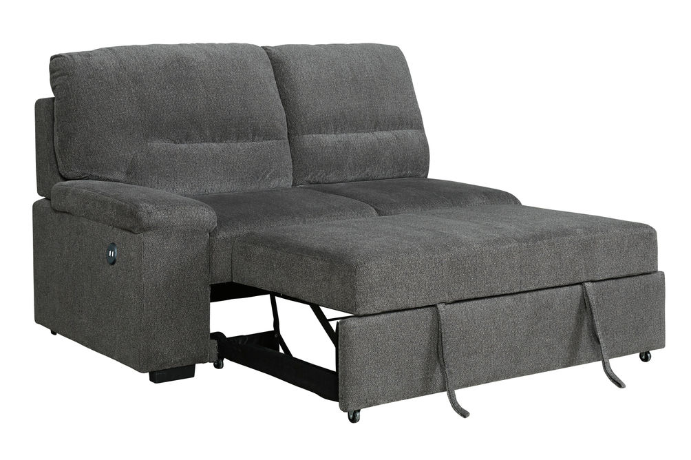 Signature Design by Ashley Yantis-Gray 2-Piece Mini Sectional - Left Arm Facing Pop-Up Sofa Bed