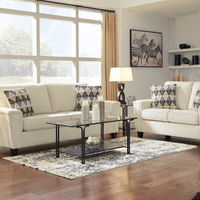 Signature Design by Ashley Abinger-Natural Sofa and Loveseat - Room View