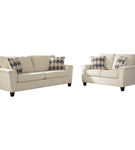 Signature Design by Ashley Abinger-Natural Sofa and Loveseat