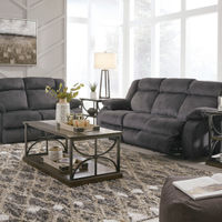 Signature Design by Ashley Burkner Power Reclining Sofa and Loveseat- Room View