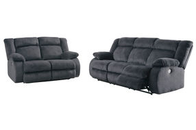 Signature Design by Ashley Burkner Power Reclining Sofa and Loveseat