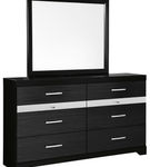 Signature Design by Ashley Starberry 6-Piece Queen Bedroom Set - Dresser and Mirror 