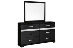 Signature Design by Ashley Starberry 6-Piece Queen Bedroom Set - Dresser and Mirror 