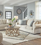 Benchcraft Haisley-Ivory Sofa and Loveseat - Room View