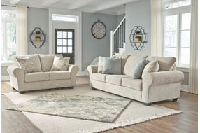 Benchcraft Haisley-Ivory Sofa and Loveseat -  Alternate Image