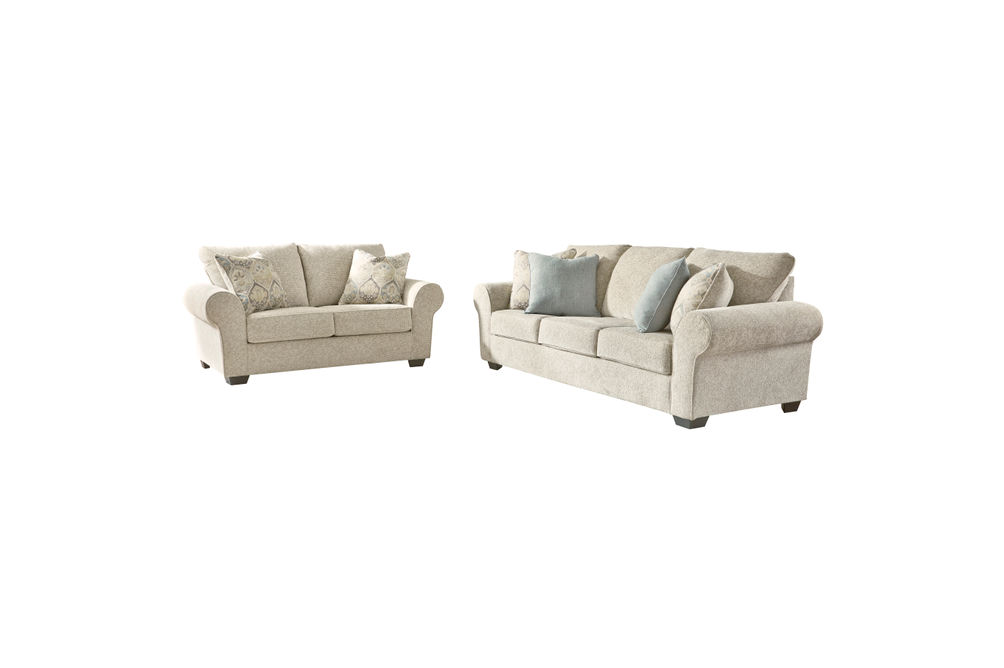 Benchcraft Haisley-Ivory Sofa and Loveseat